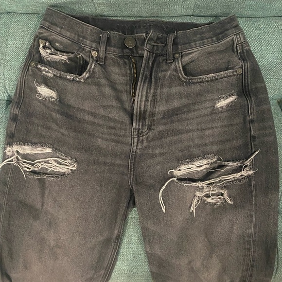 AE black mom jeans! - Picture 2 of 4